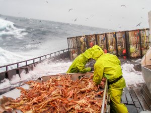 crab fishing in dangerous conditions