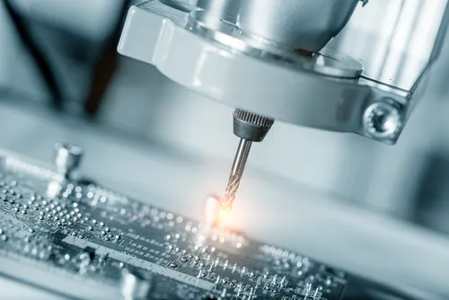 computer board with laser