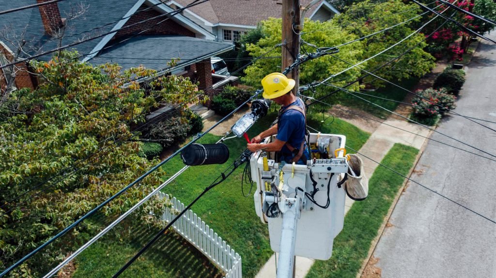 electrician at work