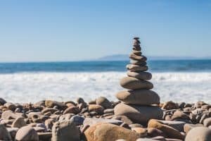 Balancing stones.